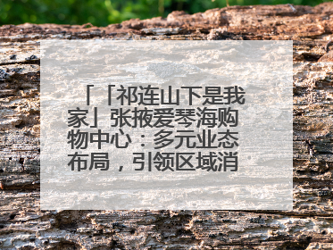 「祁连山下是我家」张掖爱琴海购物中心：多元业态布局，引领区域消费新风尚