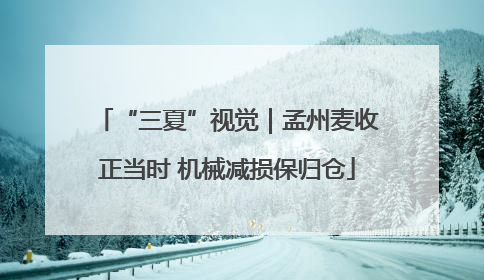 “三夏”视觉｜孟州麦收正当时 机械减损保归仓