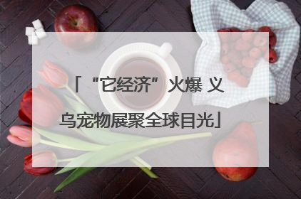 “它经济”火爆 义乌宠物展聚全球目光