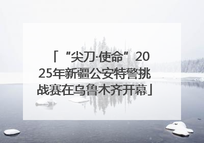 “尖刀·使命”2025年新疆公安特警挑战赛在乌鲁木齐开幕