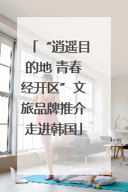 “逍遥目的地 青春经开区”文旅品牌推介走进韩国