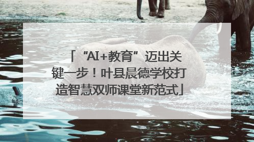 “AI+教育”迈出关键一步！叶县晨德学校打造智慧双师课堂新范式