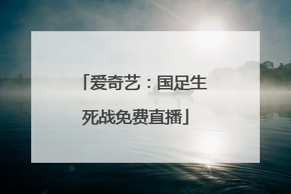 爱奇艺：国足生死战免费直播