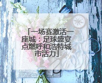 一场赛激活一座城：足球盛宴点燃呼和浩特城市活力