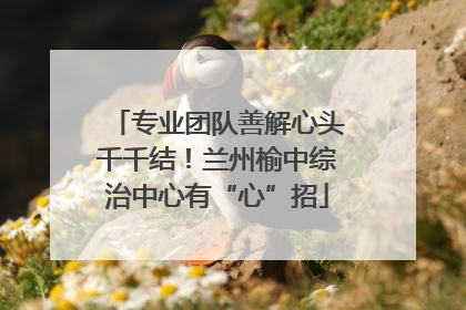 专业团队善解心头千千结！兰州榆中综治中心有“心”招