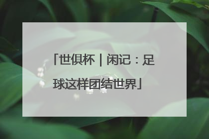 世俱杯｜闲记：足球这样团结世界