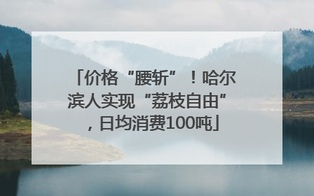 价格“腰斩”！哈尔滨人实现“荔枝自由”，日均消费100吨