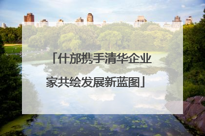 什邡携手清华企业家共绘发展新蓝图