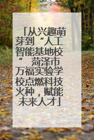 从兴趣萌芽到“人工智能基地校” 菏泽市万福实验学校点燃科技火种，赋能未来人才
