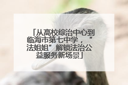 从高校综治中心到临海市第七中学，“法姐姐”解锁法治公益服务新场景