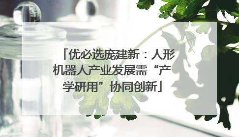 优必选庞建新：人形机器人产业发展需“产学研用”协同创新
