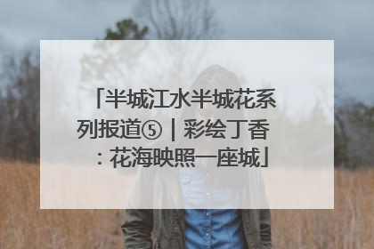 半城江水半城花系列报道⑤｜彩绘丁香：花海映照一座城