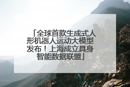 全球首款生成式人形机器人运动大模型发布！上海成立具身智能数据联盟