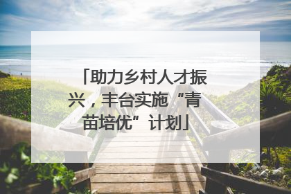 助力乡村人才振兴，丰台实施“青苗培优”计划