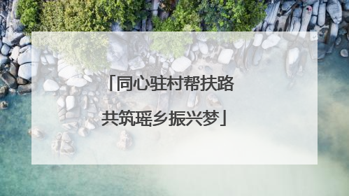 同心驻村帮扶路 共筑瑶乡振兴梦