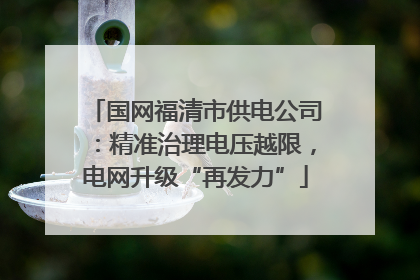 国网福清市供电公司：精准治理电压越限，电网升级“再发力”