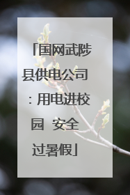 国网武陟县供电公司：用电进校园  安全过暑假