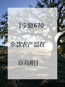 宁夏670余款农产品在京亮相