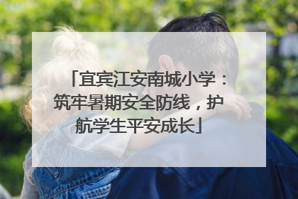 宜宾江安南城小学：筑牢暑期安全防线，护航学生平安成长