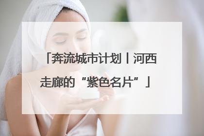 奔流城市计划丨河西走廊的“紫色名片”