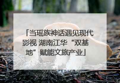当瑶族神话遇见现代影视 湖南江华“双基地”赋能文旅产业