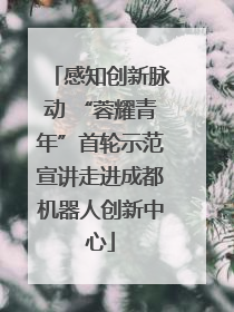 感知创新脉动 “蓉耀青年”首轮示范宣讲走进成都机器人创新中心