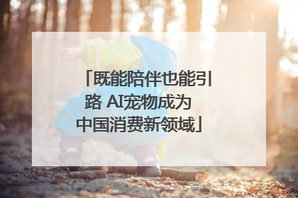 既能陪伴也能引路 AI宠物成为中国消费新领域
