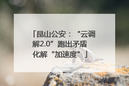昆山公安：“云调解2.0”跑出矛盾化解“加速度”