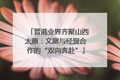晋港业界齐聚山西太原：文旅与经贸合作的“双向奔赴”
