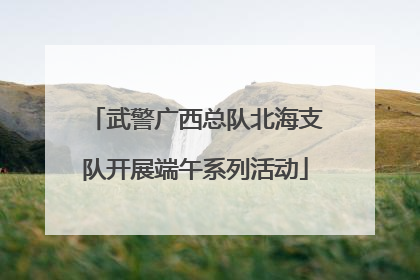 武警广西总队北海支队开展端午系列活动