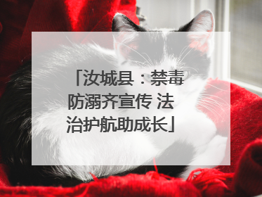 汝城县：禁毒防溺齐宣传 法治护航助成长