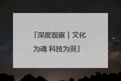 深度观察｜文化为魂 科技为翼