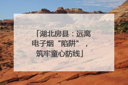 湖北房县：远离电子烟“陷阱”，筑牢童心防线