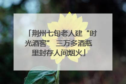 荆州七旬老人建“时光酒窖” 三万多酒瓶里封存人间烟火