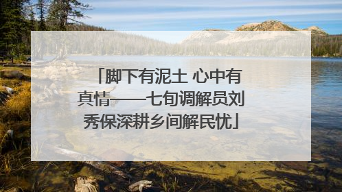 脚下有泥土 心中有真情——七旬调解员刘秀保深耕乡间解民忧