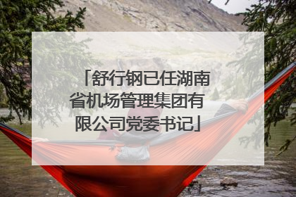 舒行钢已任湖南省机场管理集团有限公司党委书记