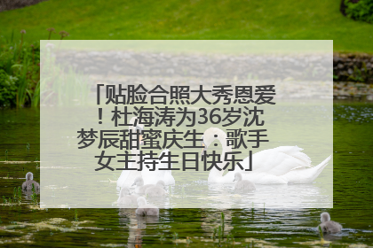 贴脸合照大秀恩爱！杜海涛为36岁沈梦辰甜蜜庆生：歌手女主持生日快乐