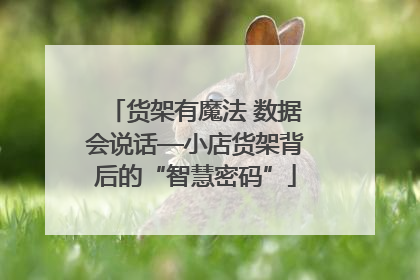 货架有魔法 数据会说话—小店货架背后的“智慧密码”