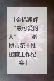 金措湖畔“最可爱的人”——淄博市第十批援藏工作纪实