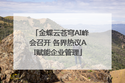 金蝶云苍穹AI峰会召开 各界热议AI赋能企业管理