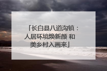 长白县八道沟镇：人居环境焕新颜 和美乡村入画来
