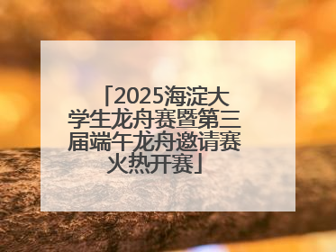2025海淀大学生龙舟赛暨第三届端午龙舟邀请赛火热开赛
